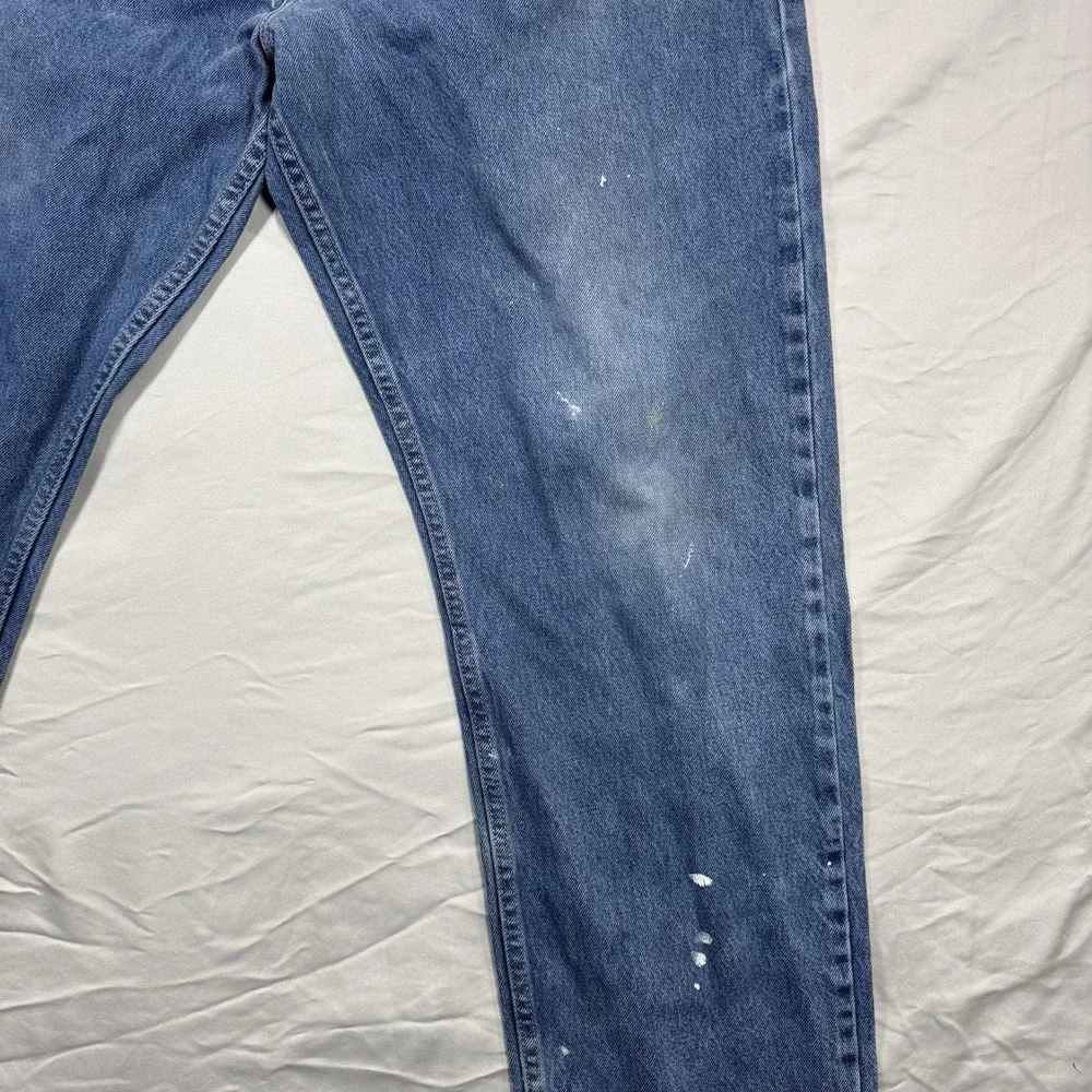 Men's Wrangler Jeans 40x32 (36x32) Relaxed Fit Blue Denim Premium Quality Cowboy
